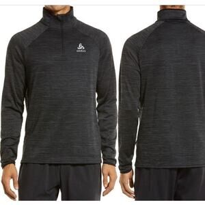 Odlo Run Easy Half-Zip Mid Layer Top Size Medium Jacket Zip Sweater A001971